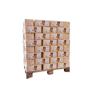 Svenske F�gelfors -TR�BRIKETTER - Lyse  - 960 kg pr. palle i 10 kg poser