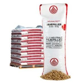 8 mm HP tr�piller fra Vildbjerg / 16 kg poser/ 896 kg